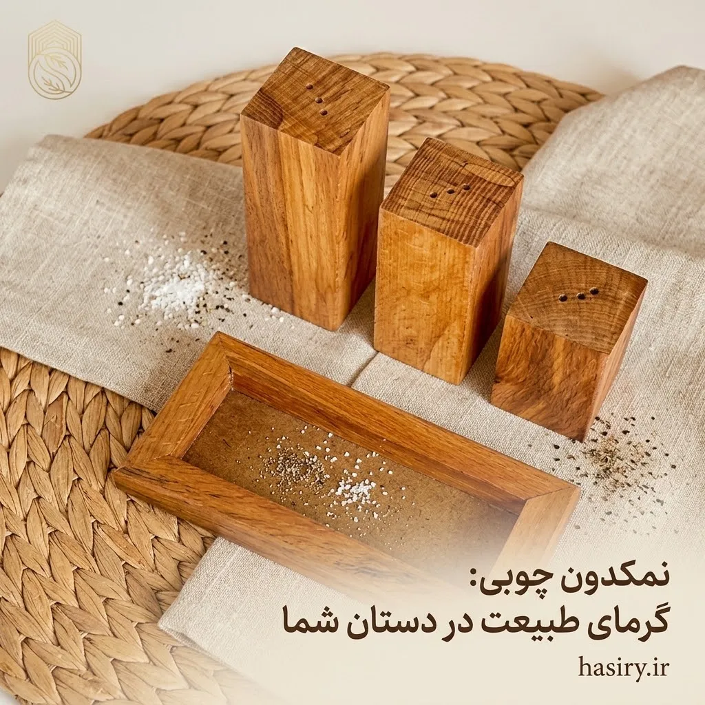 نمکدون چوبی