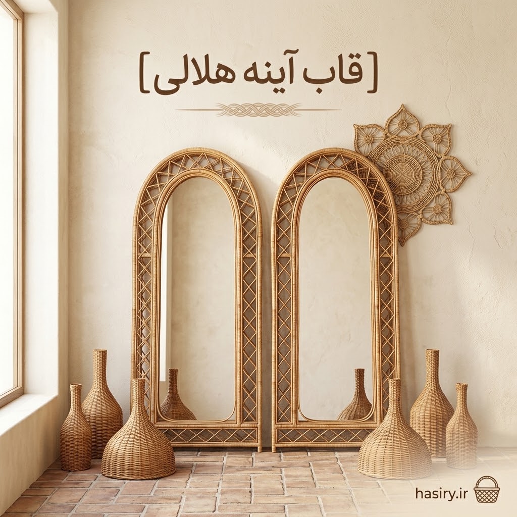 قاب آینه هلالی