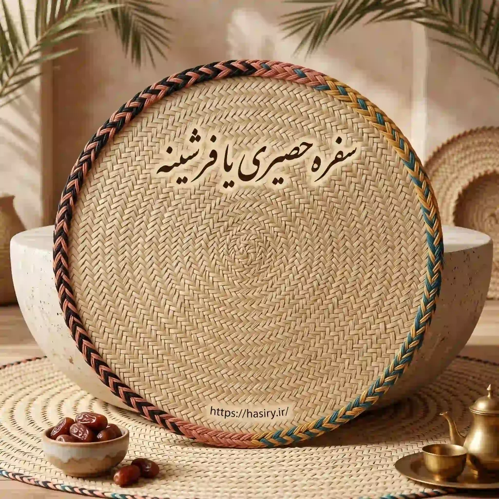 سفره حصیری یا فرشینه